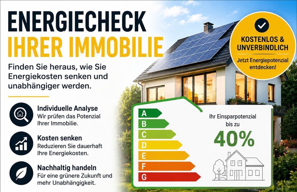 Energiecheck für Ihre Immobilie Finden Sie heraus wie Sie Ihre Energiekosten senken können
